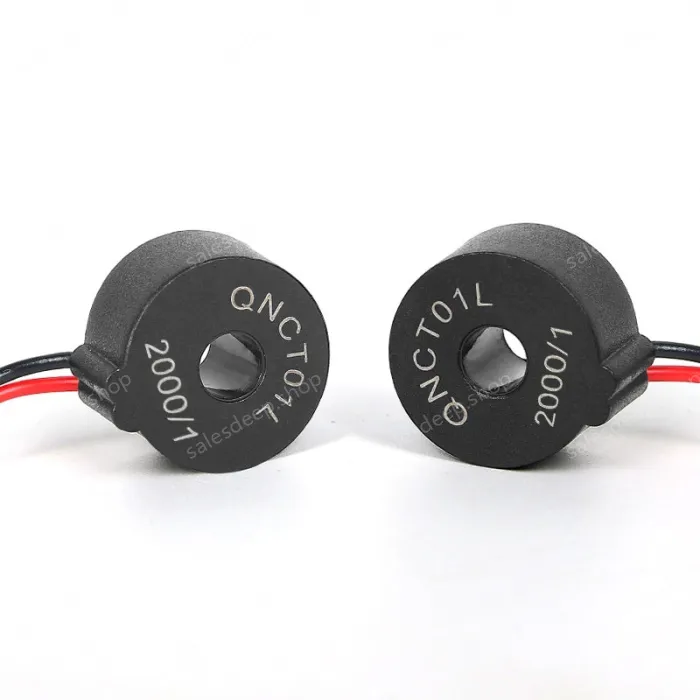 Micro Current Transformer QNCT01L 5A 2.5mA 10A 10mA 10A 5mA AC Mini Current Sensor Ring Type Current Transducer CT Transformer